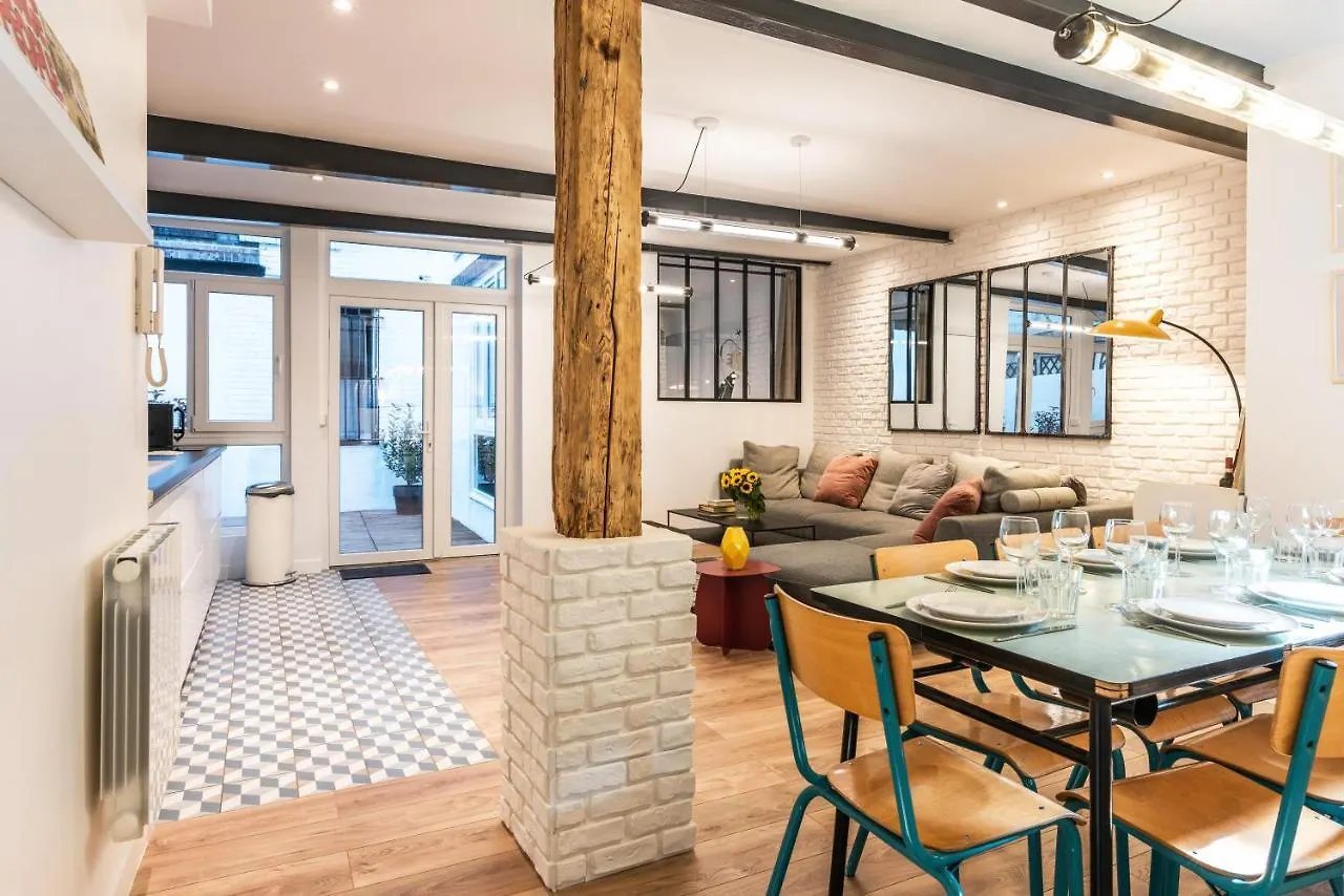 Design & New Loft In Heart Of Paris Apartment